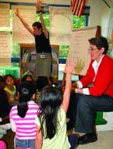 Students retelling Porgy and Bess Students retelling Porgy and Bess