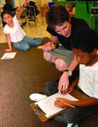 Students reading Students reading