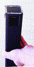 Column part of a periscope showing mirror Column part of a periscope showing mirror