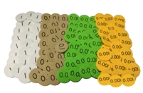 Sensational Math 4-Value Decimals to Whole Number Place Value Discs Set ELP 626635