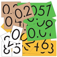 Sensational Math 4-Value Decimals to Whole Number Place Value Cards 12-Pack ELP 626661