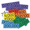 Sensational Math 7-Value Whole Numbers Place Value Cards 12-Pack   ELP 626663