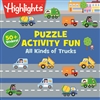 Highlights Puzzle Activity Fun â€“ All Kinds of Trucks