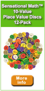 Sensational Math 10-Value Decimals to Whole Numbers Place Value Discs 12-Pack Sensational Math 10-Value Decimals to Whole Numbers Place Value Discs 12-Pack