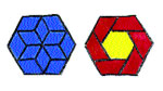 Two hexagons