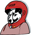 CCCP dog astronaut