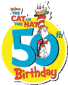 The Cat in the Hat 50th Anniversary logo